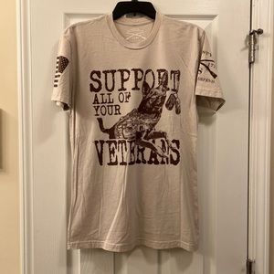 Grunt Style support all of your dog veterans tshirt shirt sz M